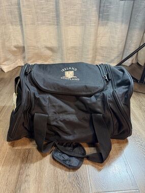 Ireland Scotland Black Travel Duffel Bag